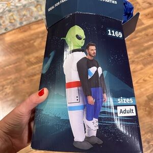 Men’s inflatable alien costume